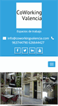 Mobile Screenshot of coworkingvalencia.com